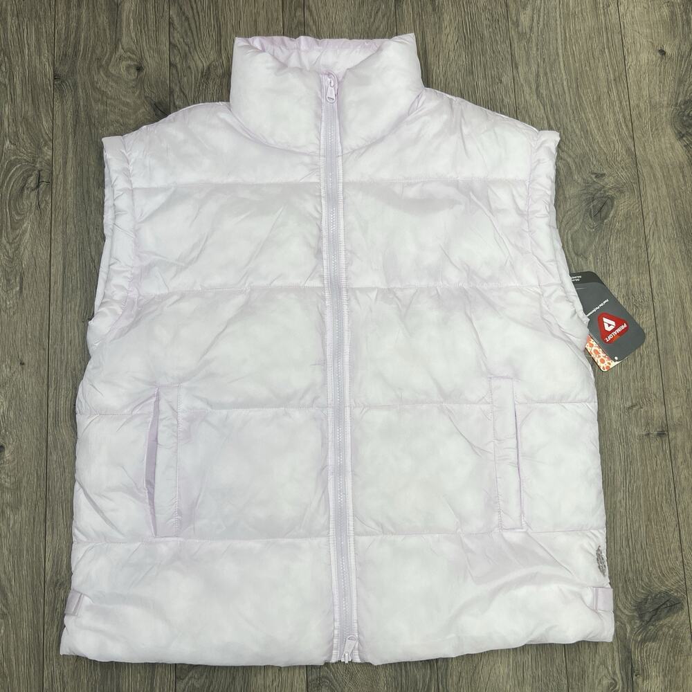 Free People Movement Bubble Puffer Full Zip Vest Sz Small Pink Rose Quartz